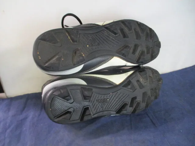 Used Adidas Rundown Cleats Youth Size 4 - wear on toes