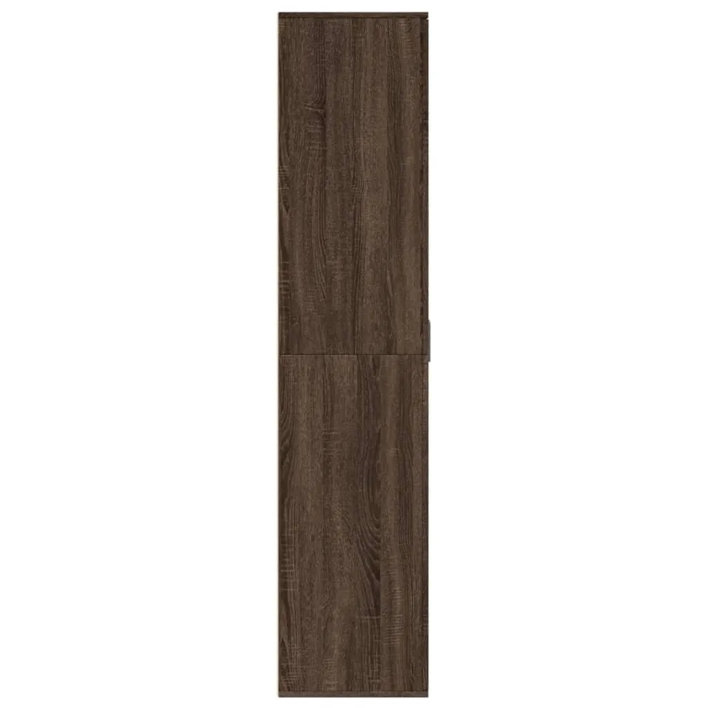 vidaXL Shoe Cabinet Brown Oak 80x39x178 cm Engineered Wood