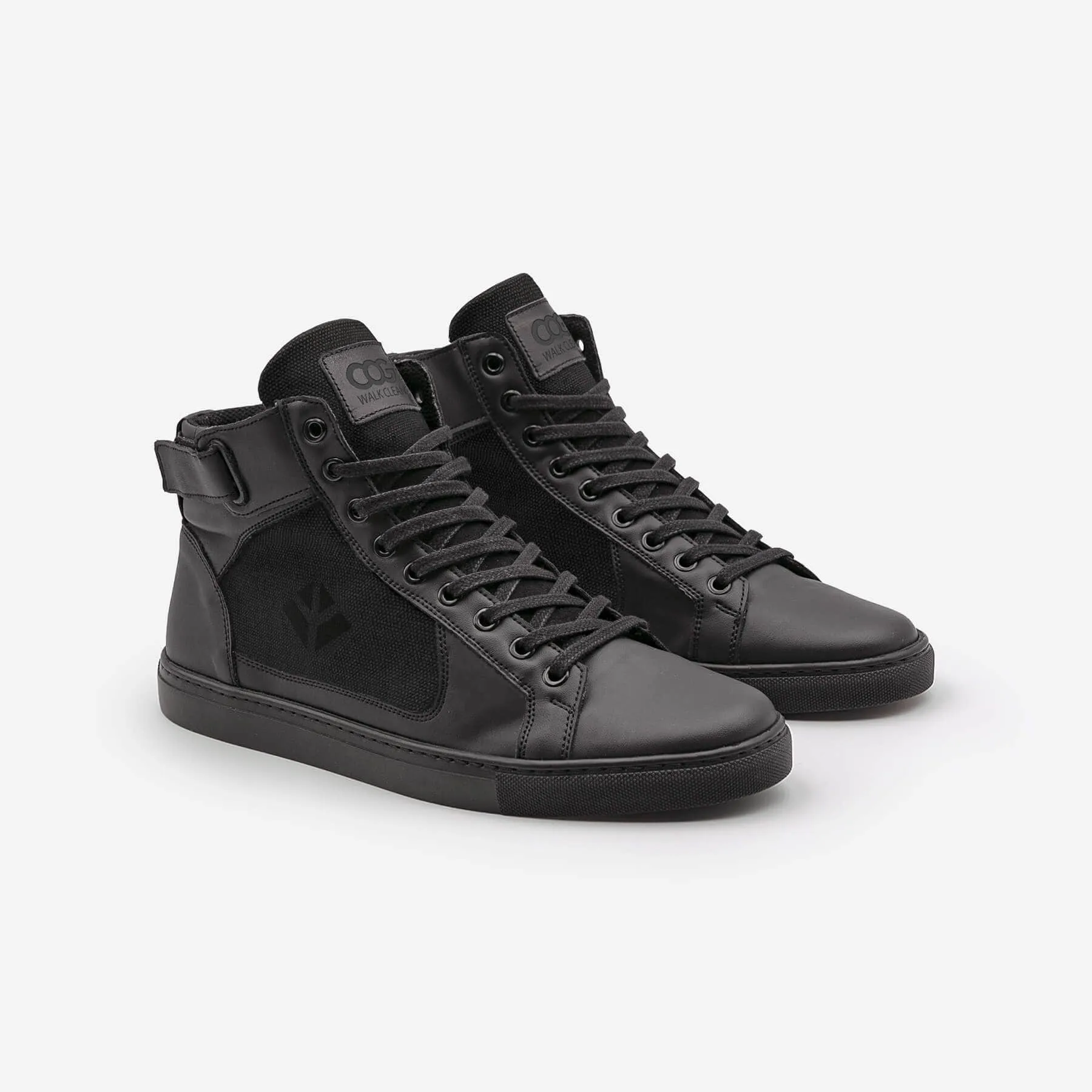 Wallace Unisex Vegan Sneakers | Black Grape