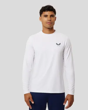 White Active Long Sleeve Training Tee