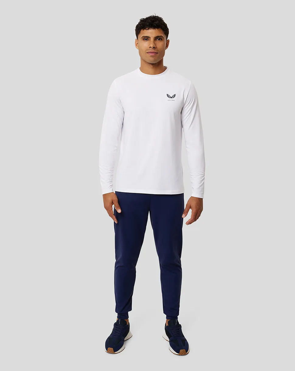 White Active Long Sleeve Training Tee