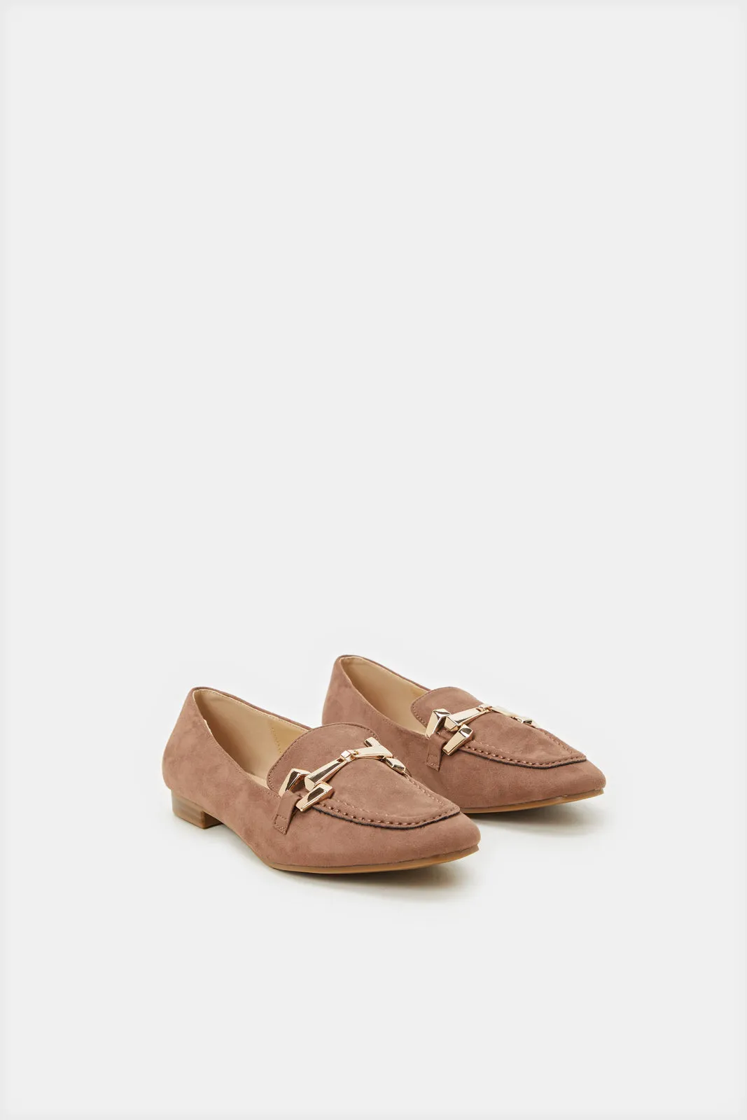 Women Brown Embellished Loafer