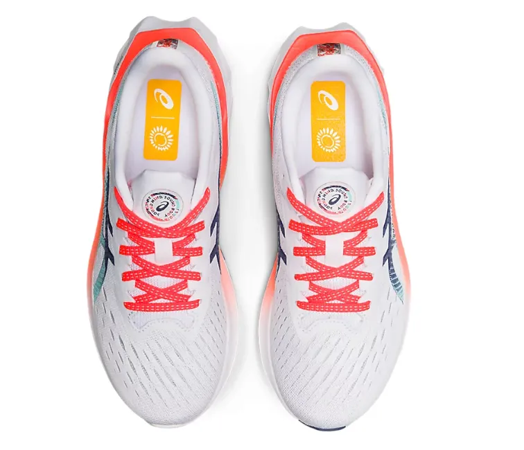 Women's Asics Novablast 2 (White/Coral)