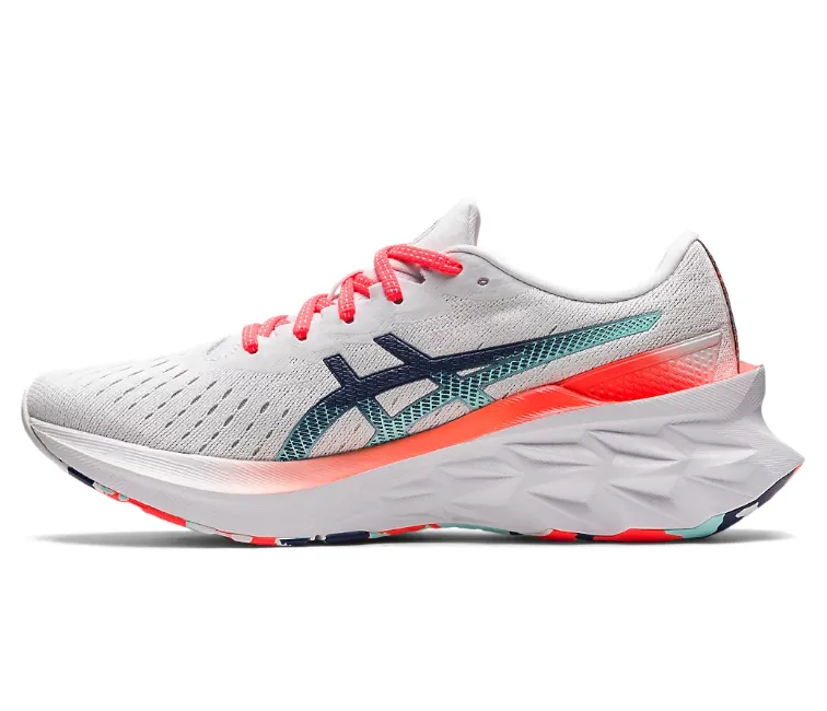 Women's Asics Novablast 2 (White/Coral)