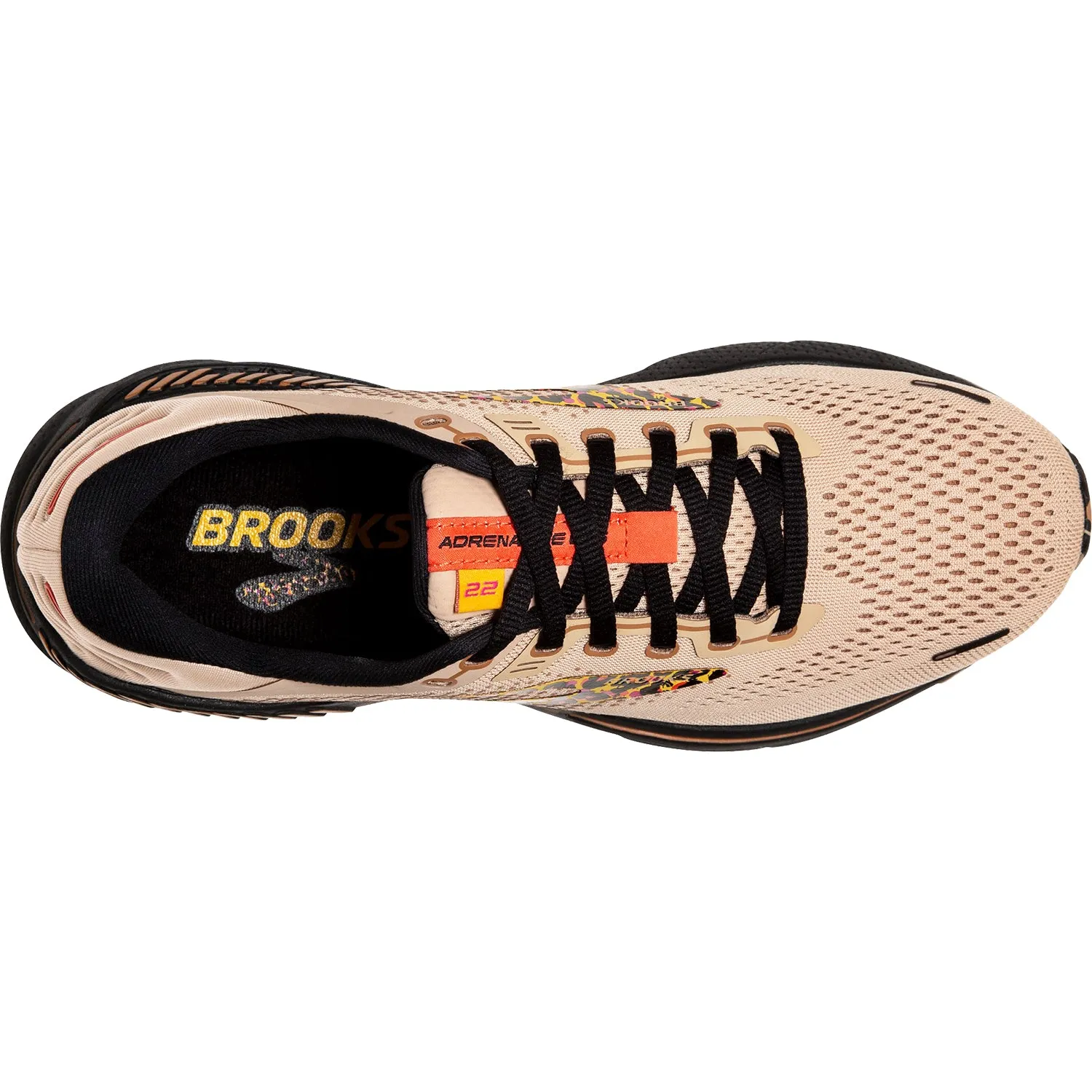 Women's Brooks Adrenaline GTS 22 Ginger/Black/Citrus Mesh