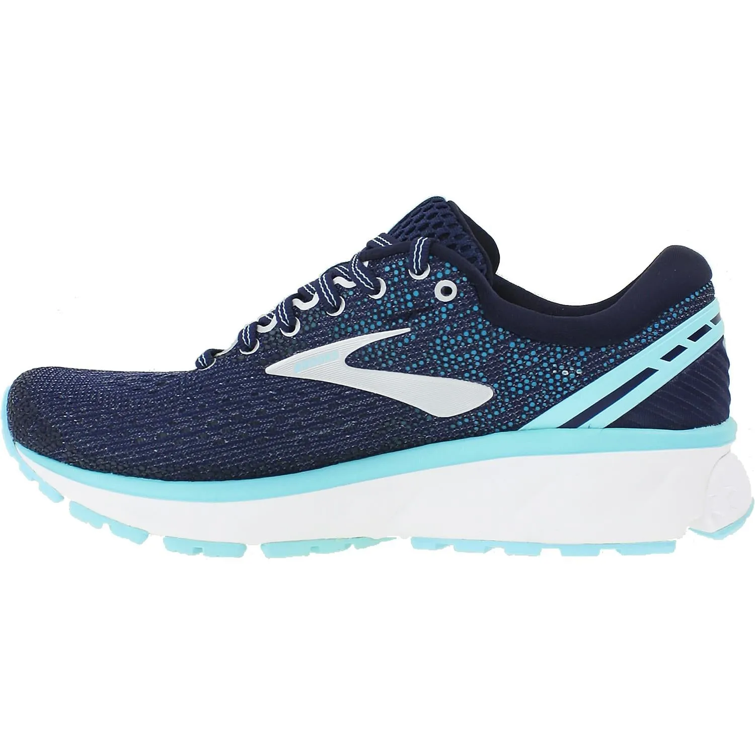 Women's Brooks Ghost 11 Navy/Grey/Blue Mesh