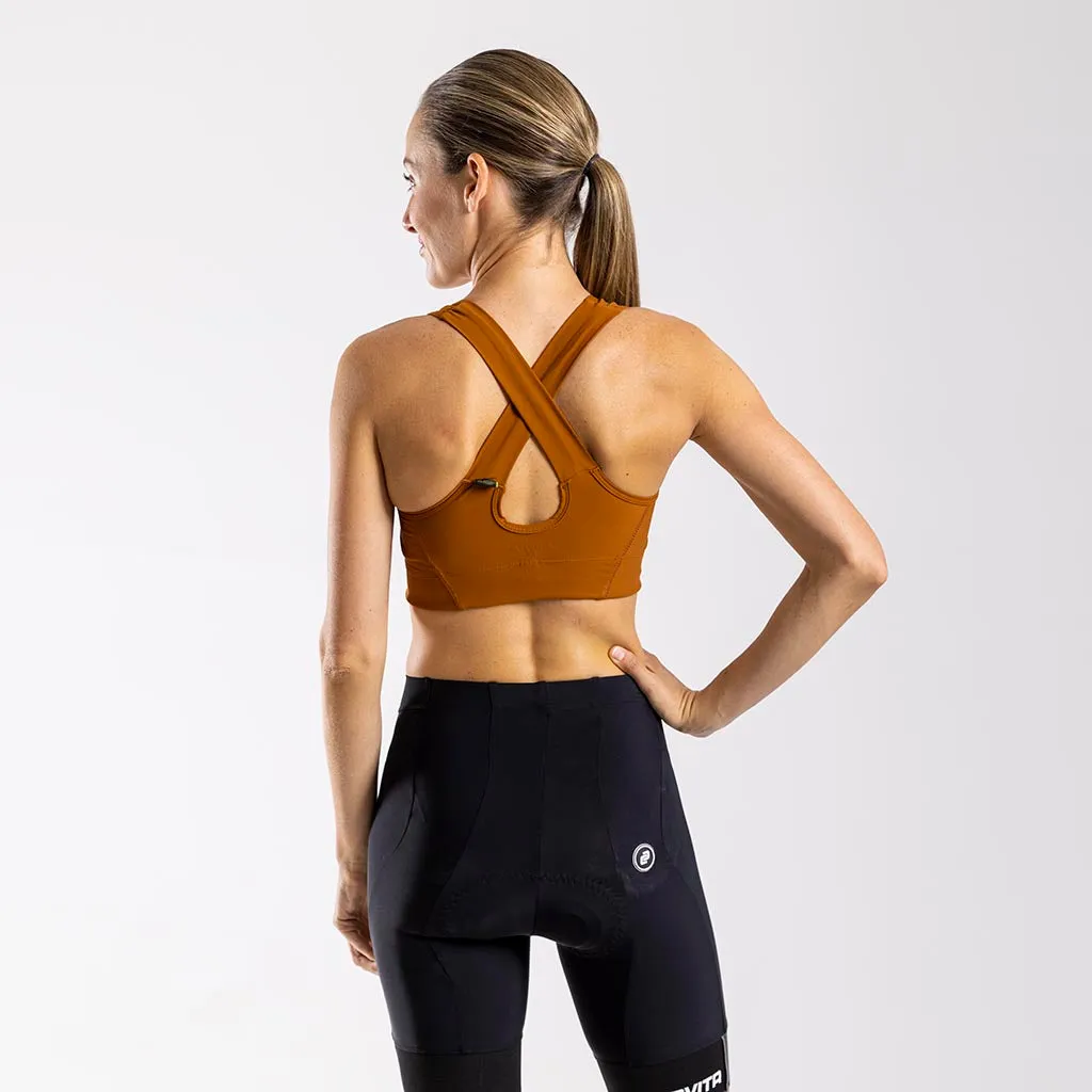 Women's Fiamma Sports Bra (Rust)