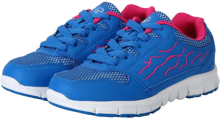 women's running shoe - hot pink/royal blue/white Case of 7