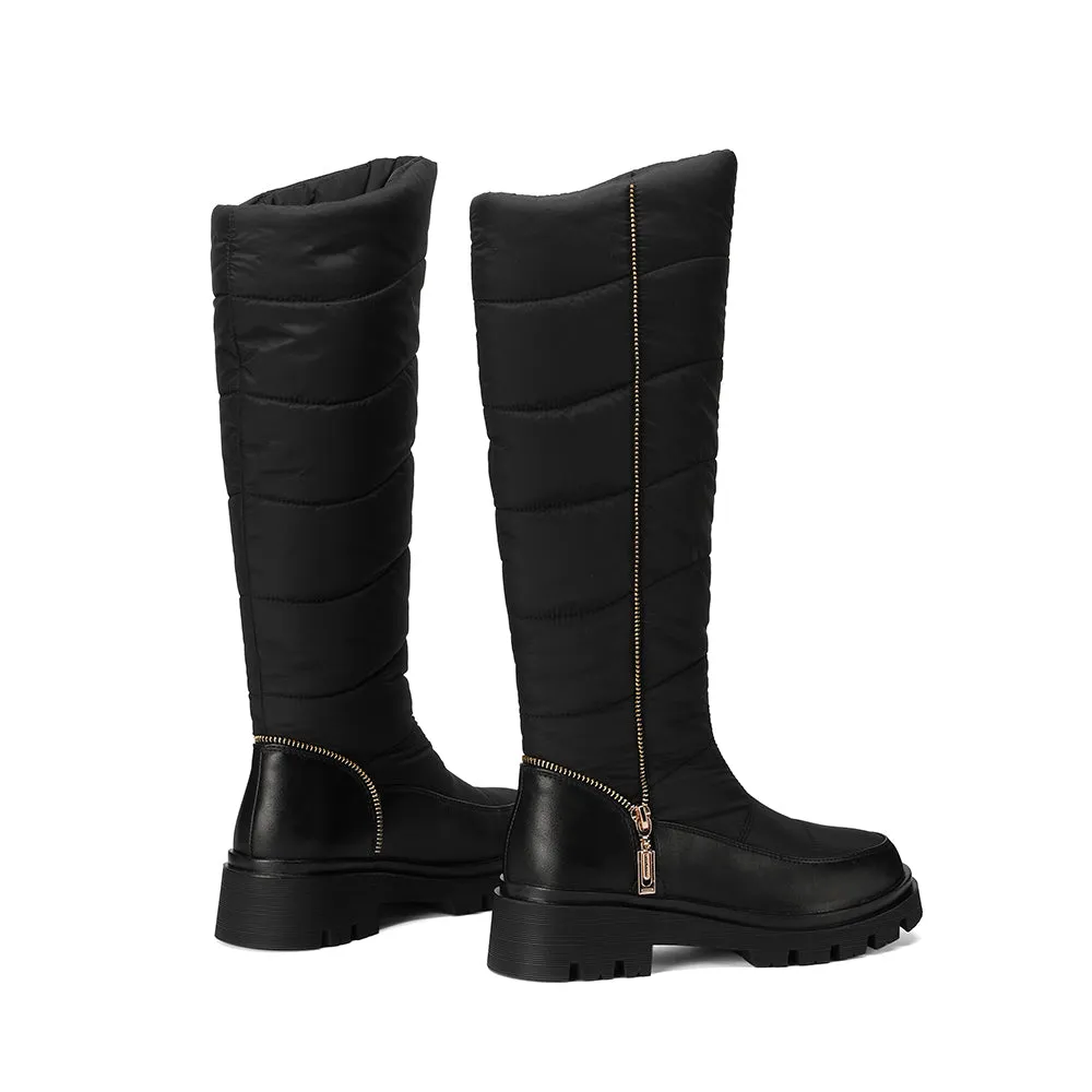 Women's Winter Snow Boots Plush Lined Warm Long Shaft Boots