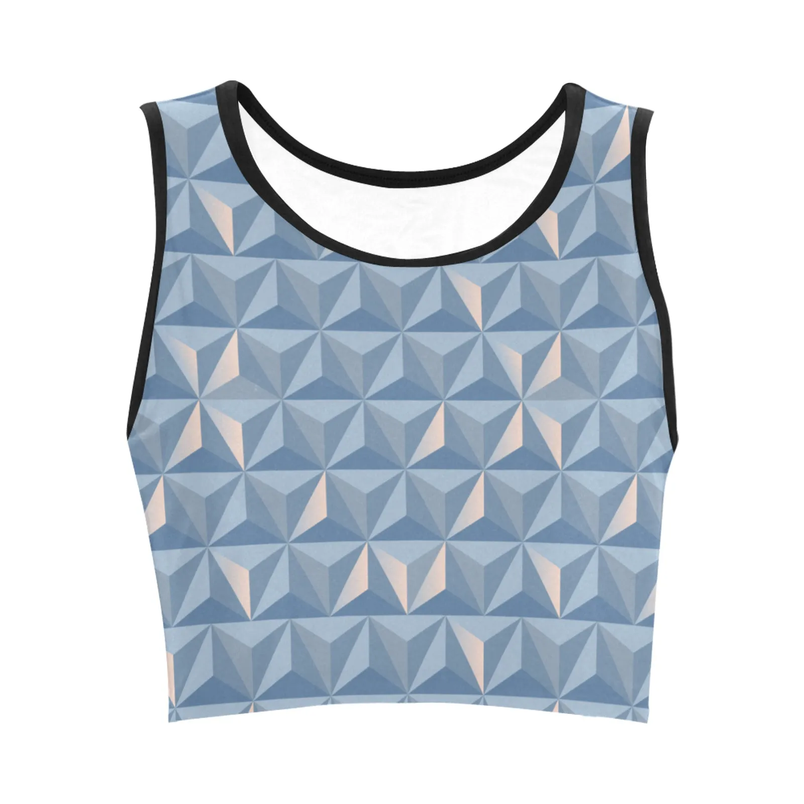 World Traveler Women's Athletic Crop Top