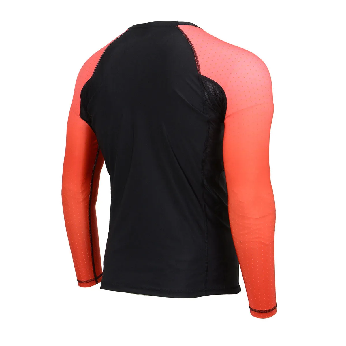 X-Fitness XFM7000 Men's Black and Brown Long Sleeve Compression Rash