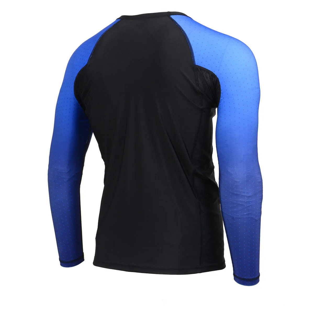 X-Fitness XFM7000 Men's Black and Brown Long Sleeve Compression Rash