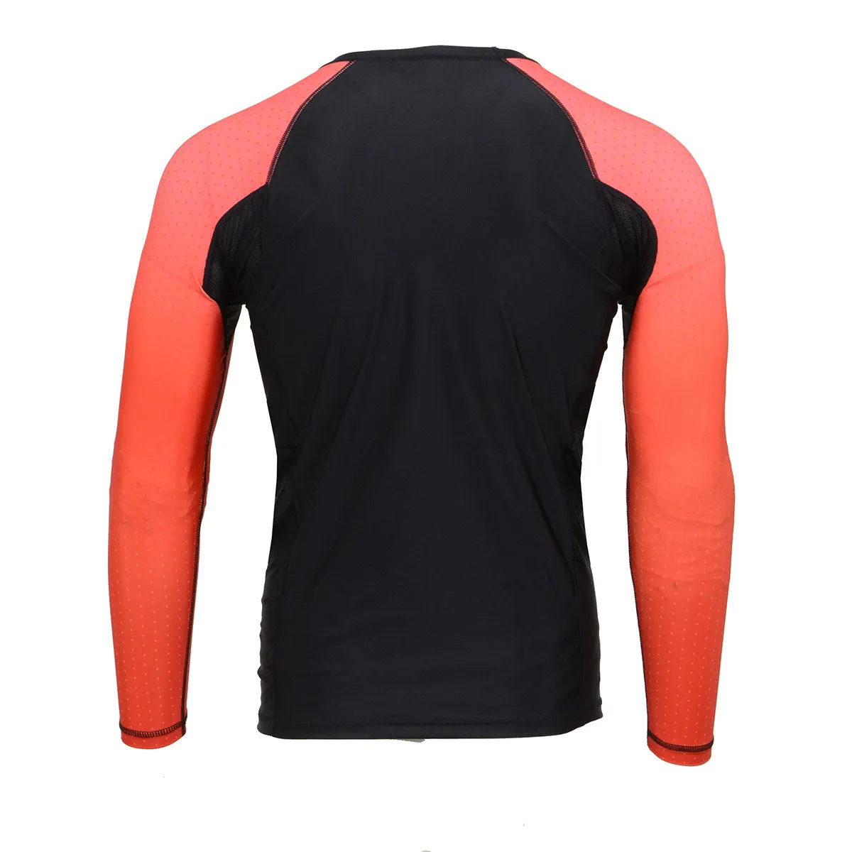 X-Fitness XFM7000 Men's Black and Brown Long Sleeve Compression Rash